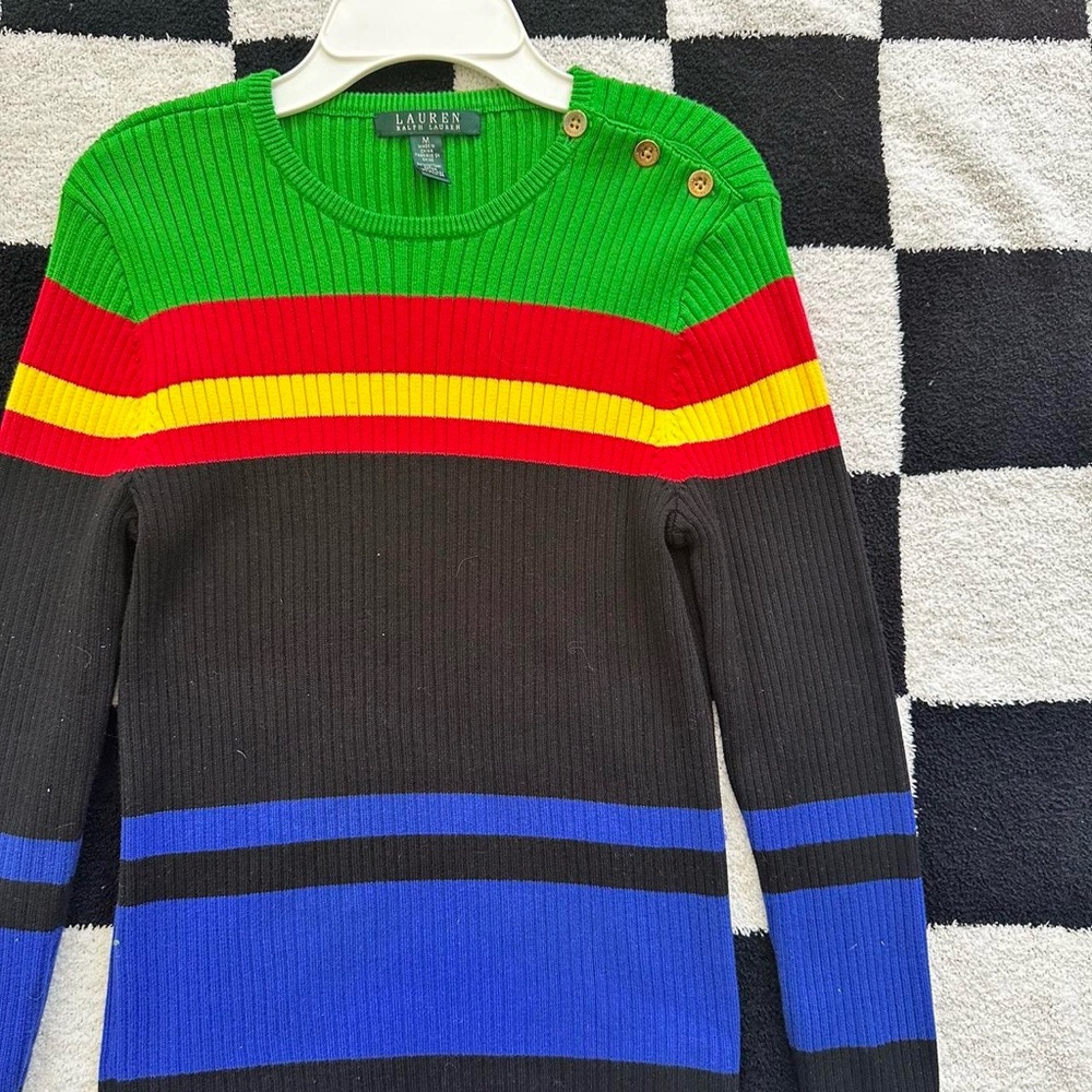 Multicolor Colorblock Top - Picture 1 of 4